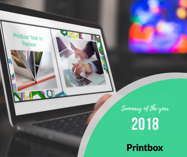 2018 year in review in Printbox